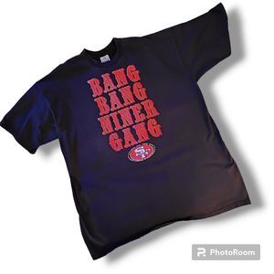 San Francisco 49ers Shirt, 4 XL, Bang Bang Niner Gang, Vntg, Sport Club